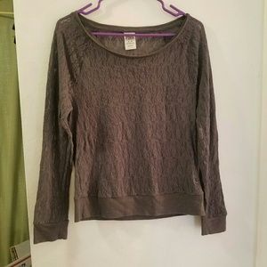 VS PINK grey long sleeve *med*